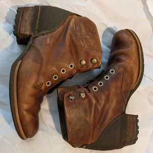 Merrell 💫 Shiloh Lace Boot 8.5 in Oak #4